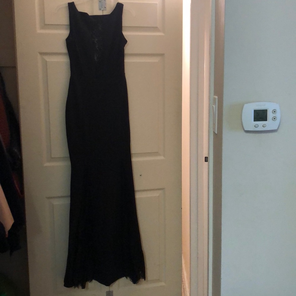 Long black dress